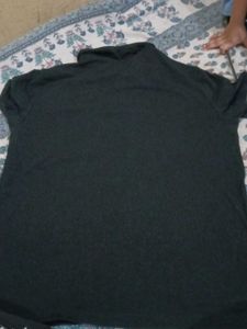 Men's Dark Grey Polo T-Shirt