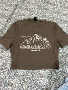 Colorado Denver Graphic Crop Top