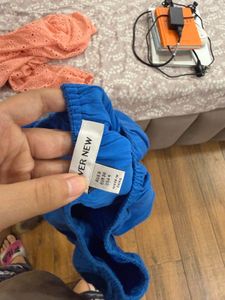 Forever new Linen off shoulder Bardot Top