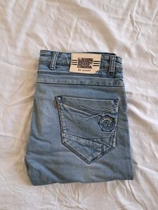 Men's Light Wash Slim Fit Jeans
