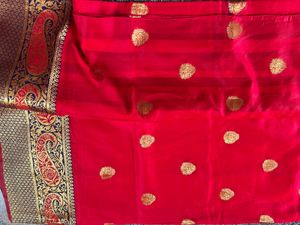 Red art Silk Saree