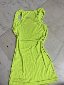 Y2k Neon Green Racerback Tank Top
