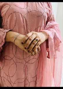 Elegant Pink Printed Kurta Set with Dupatta
