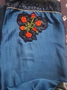 Designer Saree with Embellishments