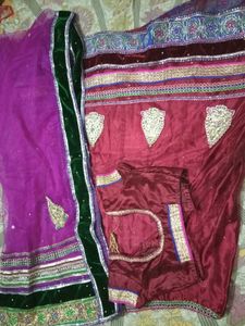 Elegant Maroon Lehenga