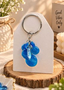 Blue Gem Keychain