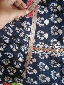 Stylish Navy Blue Printed Kurta