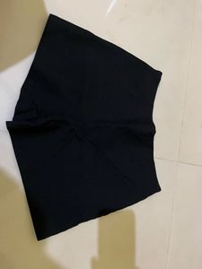 Black High-Waisted Shorts