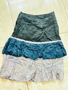 Tiered Ruffle Mini Skirt