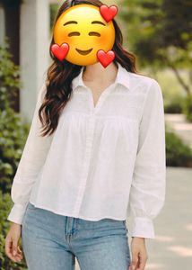 White Casual Top (Women's)