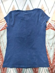 Blue Floral Tee