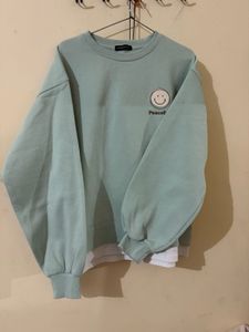 Cute Smiley Face Oversized Sweatshirt