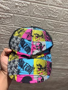 No Fear Skull Patchwork Baseball Cap