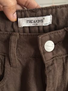 Brown Straight Leg Jeans