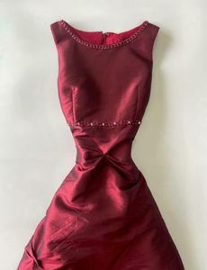 Elegant Red Embellished Gown
