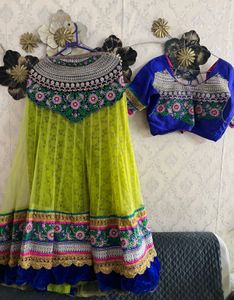 Vibrant Embroidered Lehenga Choli Set