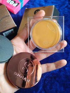 sugar mettle cream to powder foundation.