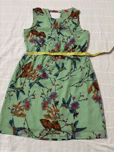 Floral Print A-Line Dress