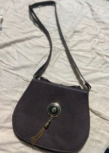 Crossbody Bag with Tassel Detail