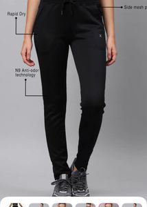 Black Athletic Jogger Pants