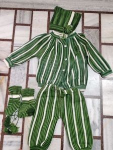 Adorable Striped Baby Outfit