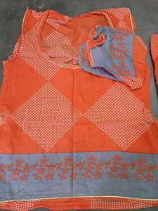 orange lehenga suit
