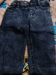 Stylish Black  Jeans for boys 1to 2 years boy jean