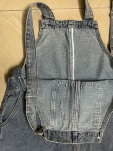 Baggy Y2K Denim Short Overalls