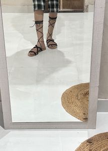 Completely New Strappy Black Flats