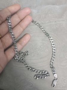 22k gold ring and 925 pure silver chain