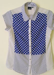 Blue and white Shirt