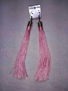 Pink Tassel Fashion Earrings