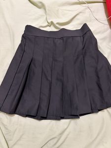 Pleated Mini Skirt
