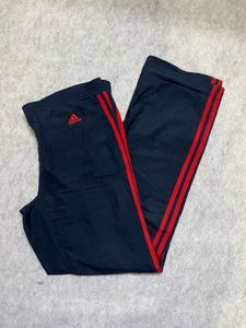 Adidas Navy Track Pants Red Stripes