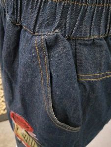 Denim Long Skirt
