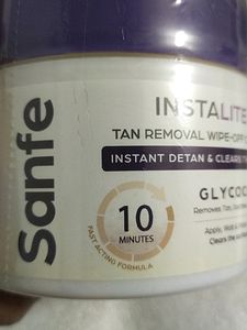 Sanfe Tan Removal Wipe Off Cream