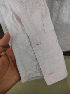 Elegant Pink Striped Shirt