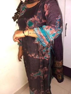 beautiful suite salwar brown 🤎