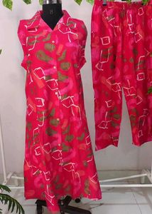 Rose Pink Brand New Plus Size Premium Coord Set