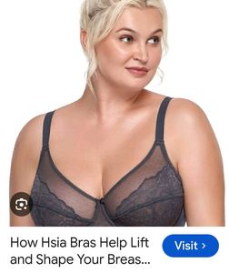 HSIA Elegant Black Lace Bra