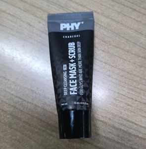 Phy Charcoal Face Mask  + Scrub