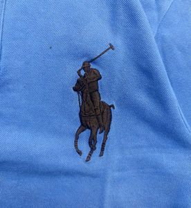 Ralph Lauren Blue Polo Shirt with Logo