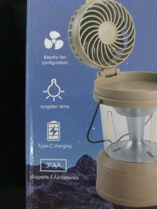 Intelligent Fan Camping Light