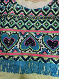 beautiful crochet top with in built inner