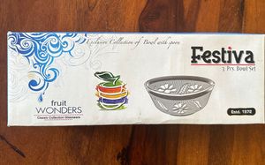 Festiva 3-Piece Bowl Set