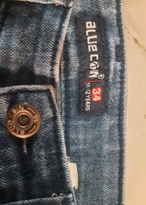 Blue Wash Denim Jeans