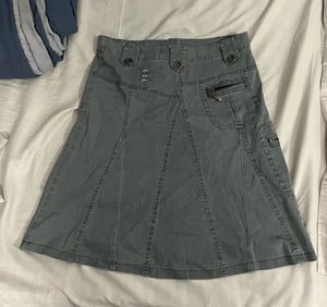 Cargo Zip Skirt