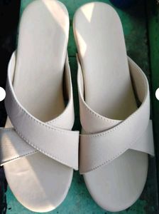 Stylish White wedges Sandals