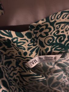 ZARA BELTED DRESS.