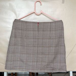 Plaid Wrap Skort
